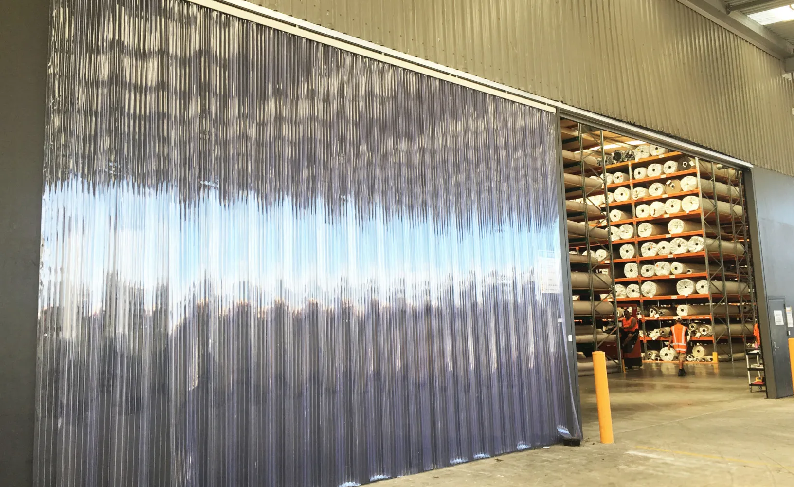 Weglehner Strip Curtain for Industrial Hall Separation